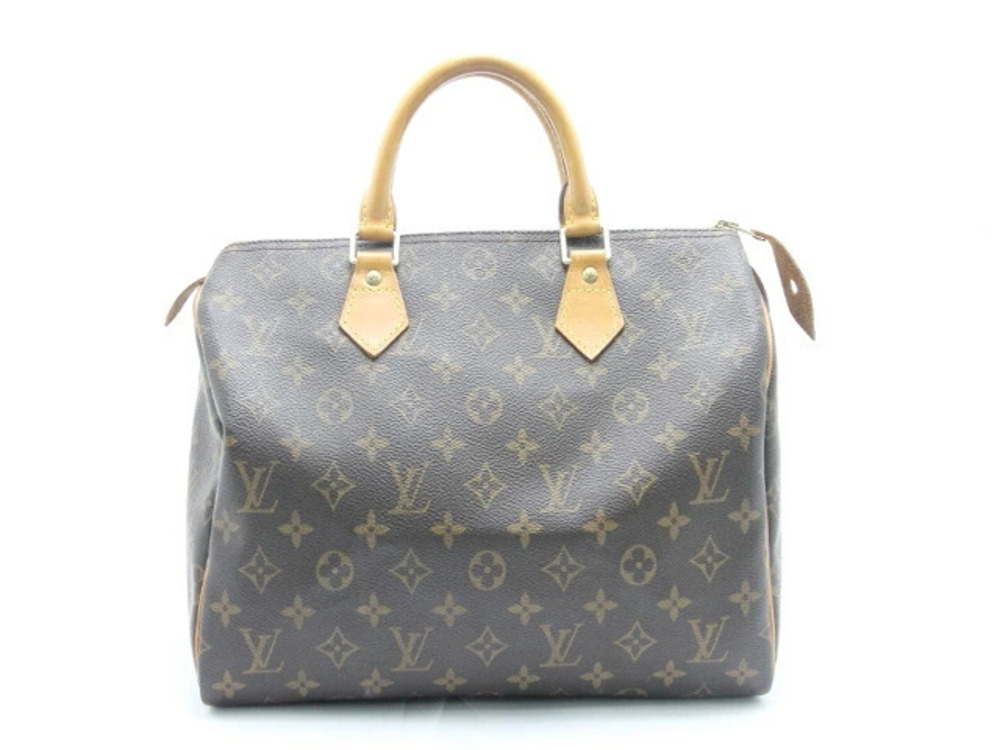 Louis Vuitton Speedy Monogram Handbag Brown